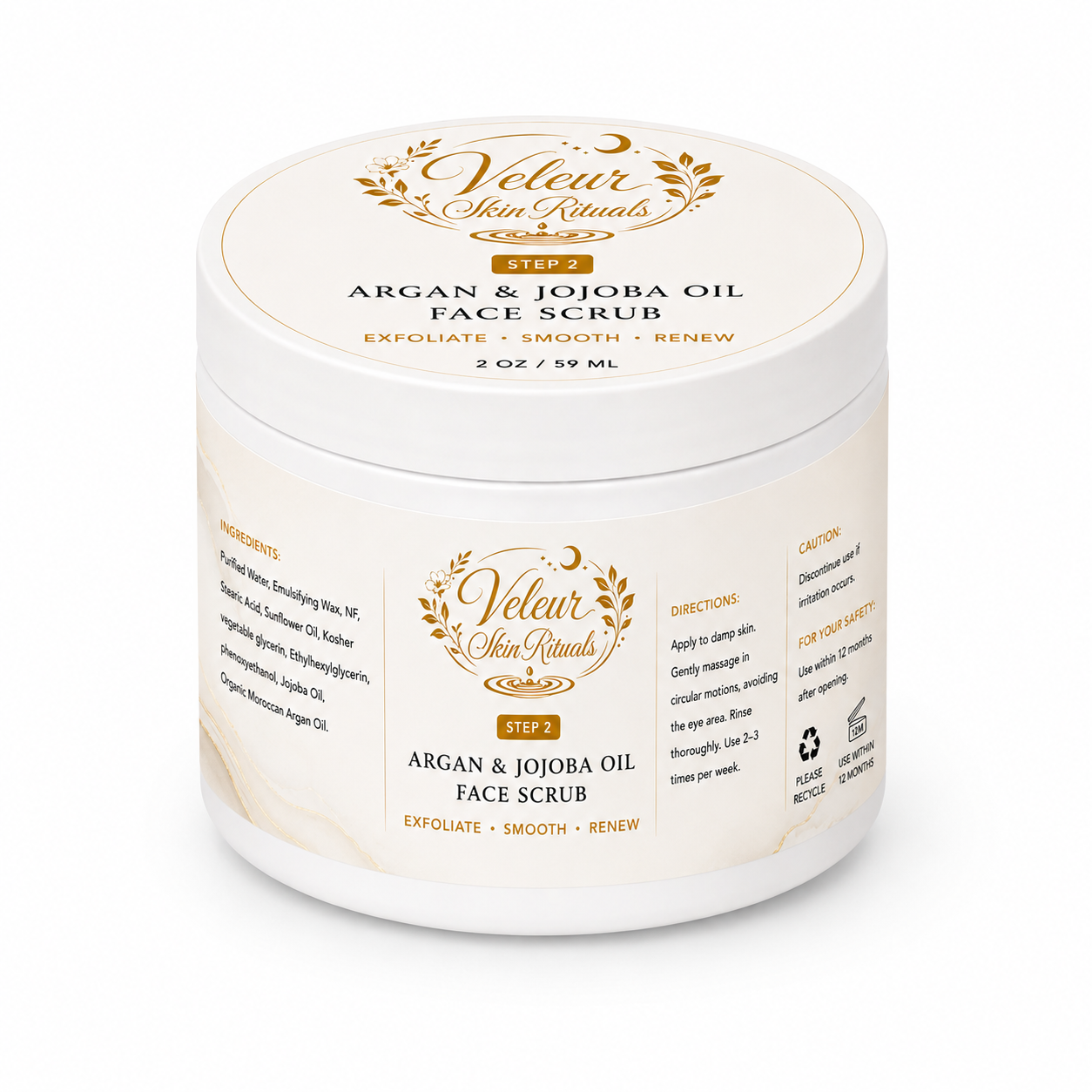 Argan & Jojoba Face Scrub